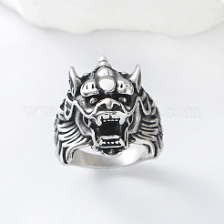 Punk Style 304 Stainless Steel Dragon Finger Rings for Men&nbsp;UN0454-5