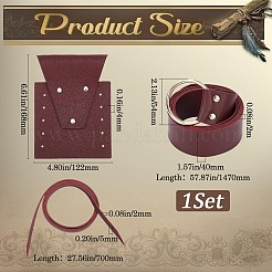 PU Leather Knife Sword Sheaths&nbsp;AJEW-WH20001-90B-02