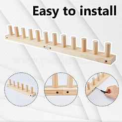 Wooden Knitting Loom Frame&nbsp;KNIT-WH0007-004