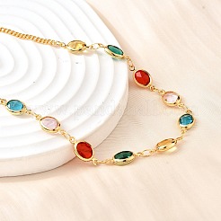 304 Stainless Steel Curb Chain Necklaces&nbsp;NJEW-V009-01G