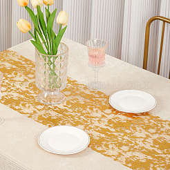Gold Foil Polyester Mesh Tablecloth&nbsp;AJEW-WH0348-474