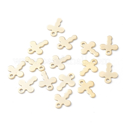 304 Stainless Steel Tiny Cross Charms&nbsp;STAS-H149-07G