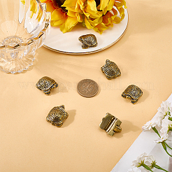 6Pcs Brass Tortoise Display Decoration&nbsp;DJEW-FG0001-44