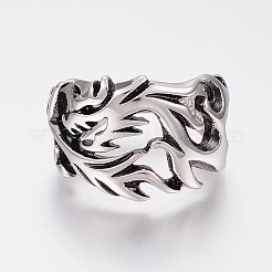 304 Stainless Steel Finger Rings&nbsp;RJEW-G091-02