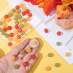 60Pcs 3 Colors Autumn Resin Vegetable Beads&nbsp;RESI-SP0001-48