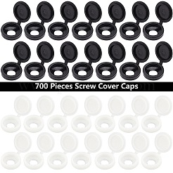 Plastic Hinged Screw Covers&nbsp;DIY-PH0027-87