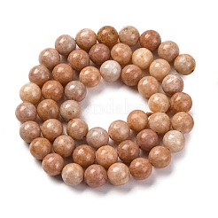 Natural Orange Quartz Beads Strands&nbsp;G-P551-A01-03