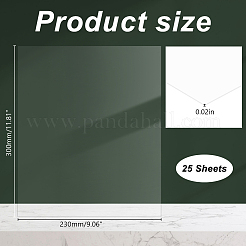Flexible Plastic Sheet&nbsp;FIND-WH0427-22B
