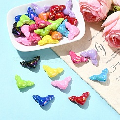 30Pcs Opaque Acrylic Beads&nbsp;OACR-YW0003-45