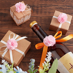 40Pcs Polyester Fabric Flowers&nbsp;FIND-CP0001-07B