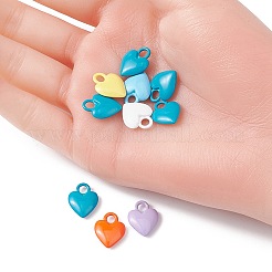 Spray Painted Alloy Charms&nbsp;PALLOY-YW0001-64