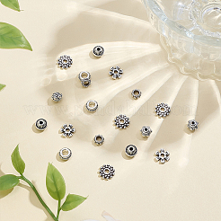 300Pcs 6 Styles 304 Stainless Steel & Alloy Spacer Beads&nbsp;FIND-ME0001-20