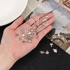 Tarnish Resistant 304 Stainless Steel Charms Mixed Shapes Pendants&nbsp;STAS-J014-M