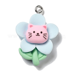 Opaque Resin Pendants&nbsp;RESI-D055-082P