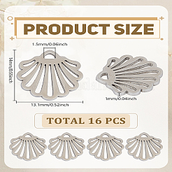 16pcs 304 Stainless Steel Charms&nbsp;STAS-LP0003-71