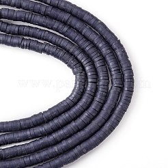Handmade Polymer Clay Beads Strands&nbsp;CLAY-R089-4mm-Q046