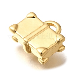 Rack Plating Brass Pendants&nbsp;KK-M313-08G-01