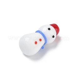 Handmade Lampwork Sonwman Display Decorations&nbsp;LAMP-F043-12