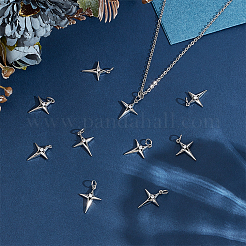 Brass Micro Pave Clear Cubic Zirconia Pendants&nbsp;PALLOY-ME00026