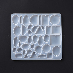 DIY Geometric Shape Pendant Silicone Molds&nbsp;DIY-E057-03