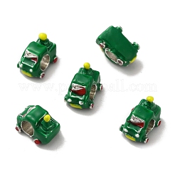 Christmas Theme Alloy Enamel European Beads&nbsp;PALLOY-D058-01P-02