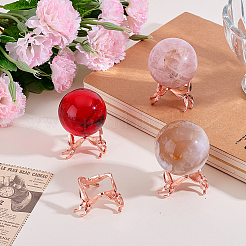 Alloy Crystal Ball Holders&nbsp;ODIS-WH0007-59B-RG