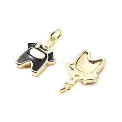 Brass Enamel Charms&nbsp;KK-L237-026G