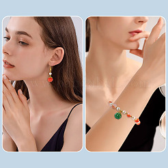 20Pcs 10 Colors Glass Charms&nbsp;GLAA-TA0003-85