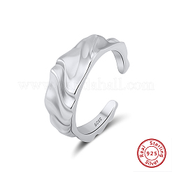 925 Sterling Silver Cuff Rings for Women&nbsp;RJEW-H257-01S
