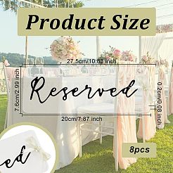 Acrylic Reserved Hanging Signs&nbsp;HJEW-PH01556