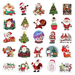 50Pcs Christmas PVC Self Adhesive Stickers&nbsp;XMAS-PW0001-198