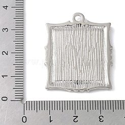 Brass Brass Pendant Cabochon Settings&nbsp;LS-KK-V005-02P-03