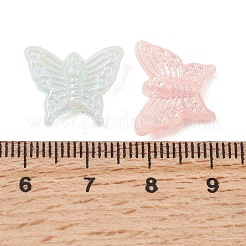 UV Plating Opaque Acrylic Beads&nbsp;OACR-G058-13A