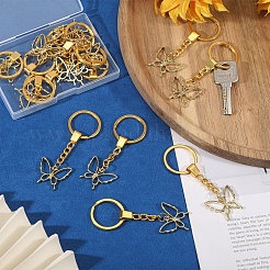 15Pcs Butterfly Alloy Keychains&nbsp;KEYC-CA00013