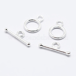 925 Sterling Silver Toggle Clasps&nbsp;X-STER-K167-078S