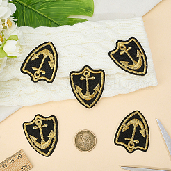 5Pcs Polyester Embroider Thread Iron on/Sew On Patches&nbsp;PATC-CY0001-39