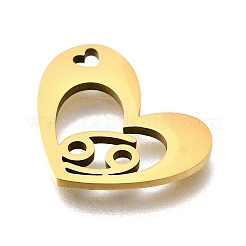 201 Stainless Steel Pendants&nbsp;STAS-A116-01G-04