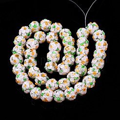 Handmade Lampwork Beads Strands&nbsp;LAMP-N021-015A-06