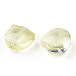 Spray Painted Transparent Glass Beads&nbsp;GLAA-T022-26-A04