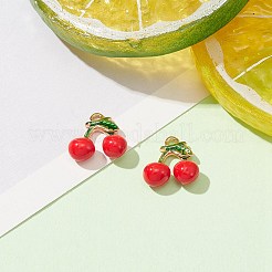 2Pcs Brass Enamel Charms&nbsp;KK-YW0001-75