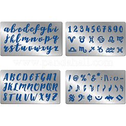4Pcs 4 Style Stainless Steel Cutting Dies Stencils&nbsp;DIY-FG0002-20