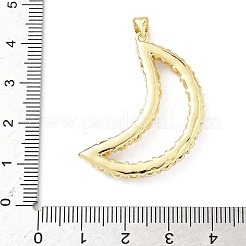 Brass ABS Imitation Pearl Pendants&nbsp;KK-B141-37G