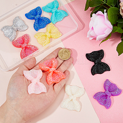 10Pcs 10 Colors Resin Rhinestone Cabochons&nbsp;FIND-FH0016-73