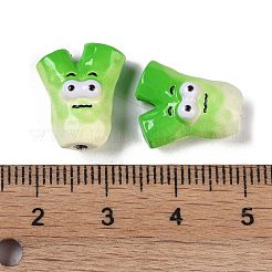 Spray Painted Alloy Beads&nbsp;FIND-G076-03