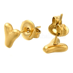304 Stainless Steel Stud Earrings&nbsp;EJEW-I316-01G-Y