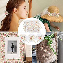 b 2 Yards Embroidery Polyester Flower Lace Trim Ribbon&nbsp;OCOR-GF0001-96