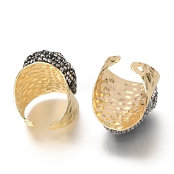 Natural Druzy Agate Cuff Rings&nbsp;G-Z019-15
