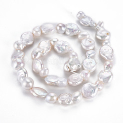 Natural Keshi Pearl Beads Strands&nbsp;PEAR-S018-01A