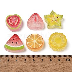 Transparent Resin Imitation Fruit Cabochons&nbsp;RE-CBA332C-01