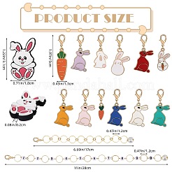 DIY Rabbit Knitting Tool Sets&nbsp;HJEW-SW00096-08